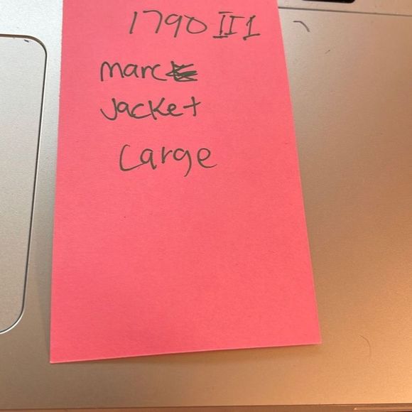 Marc New York Jacket Womans Large Blue Diamond Quilted Full Zip Warm Classic - Picture 10 of 10